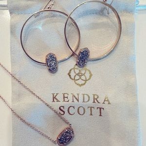 SET: Kendra Scott Elisa necklace and matching earrings